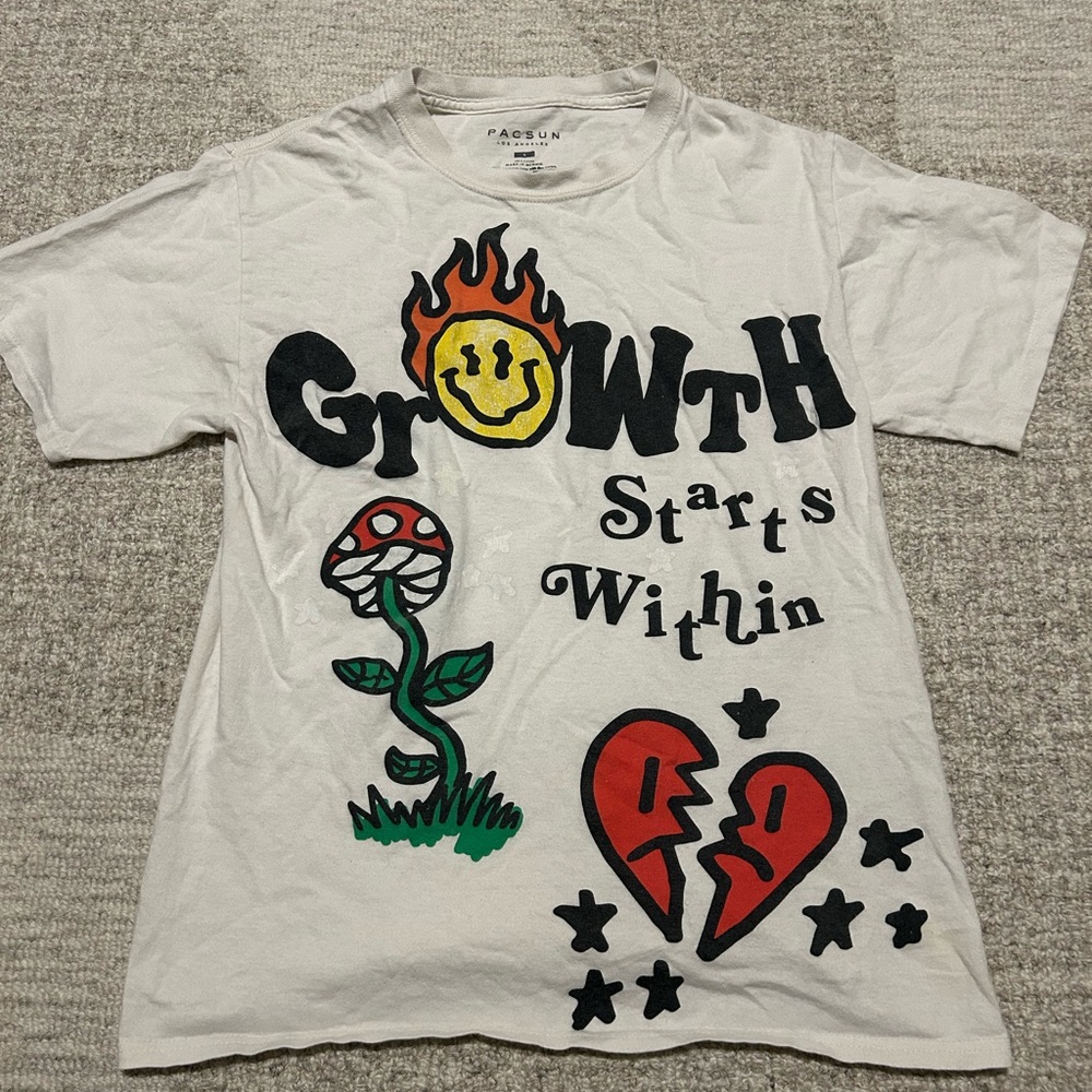 White Graphic Men’s Shirt
